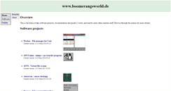 Desktop Screenshot of boomerangsworld.de