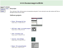 Tablet Screenshot of boomerangsworld.de